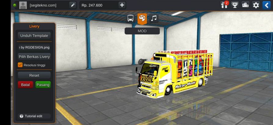 Mod Bussid Truck M18