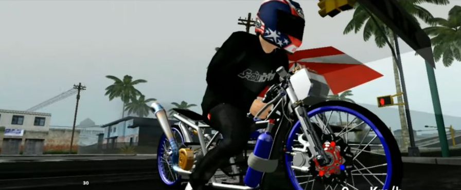 Mod GTA SA Android Motor Mio Drag