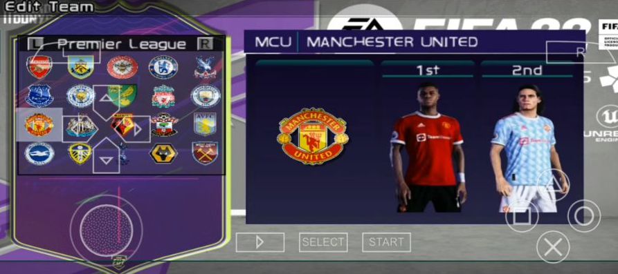 Kustomisasi Karakter Game FIFA 22 PPSSPP