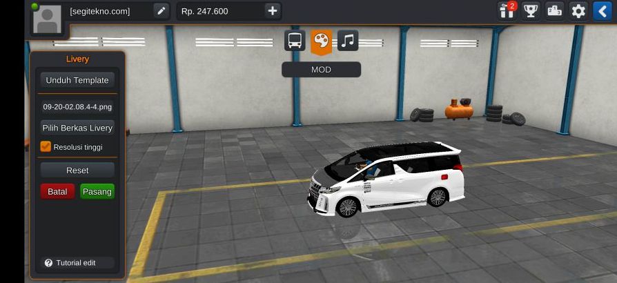 Download Mod Bussid Alphard Executive Lounge 2019