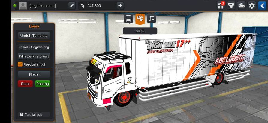 Download Mod Bussid Truck Box Fuso