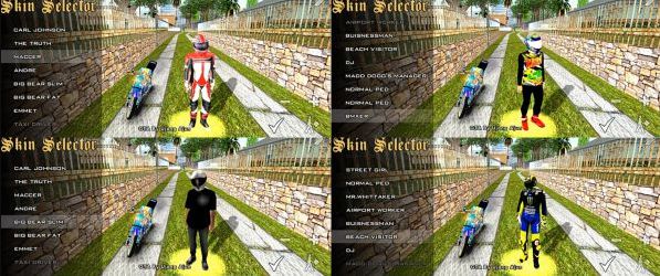 Download GTA SA Lite Mod Drag Fitur Karakter Baru