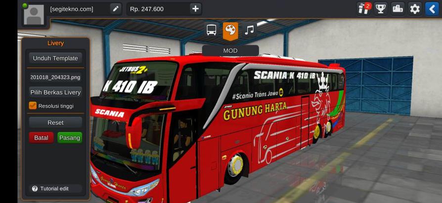 Download Mod Bussid Gunung Harta JB2 SHD Tronton