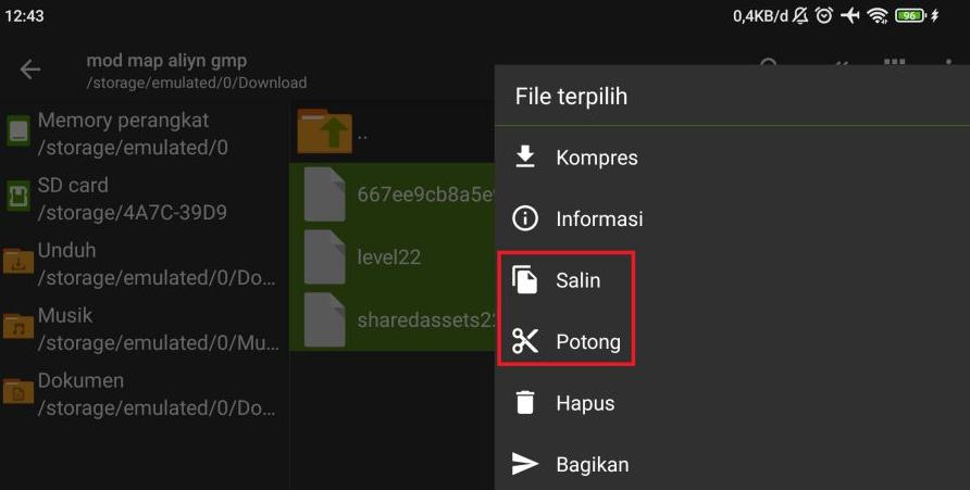 Cara Pasang Mod Map Bussid Dengan ZArchiver