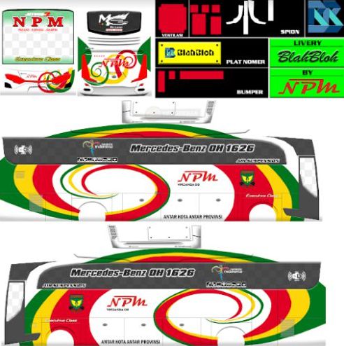 Download Livery & Mod Bussid NPM JBHD
