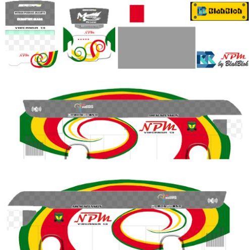 Download Livery & Mod Bussid NPM Srikandi SHD