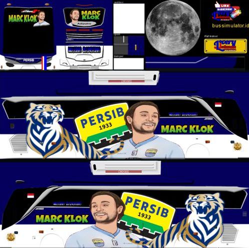 Livery Bussid Persib Marc Klok