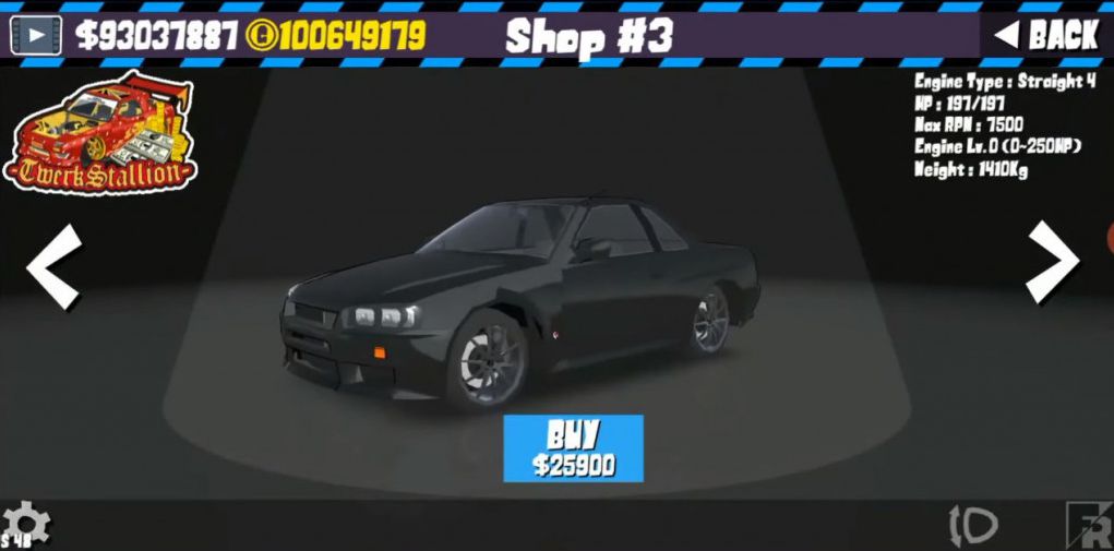 Nissan r34 fr legends