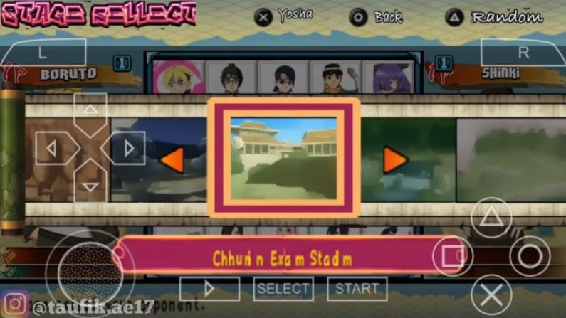 Arena Game Boruto Naruto Next Generations PPSSPP