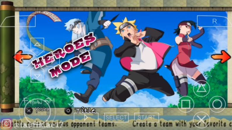 Mode Boruto Naruto Next Generation PPSSPP