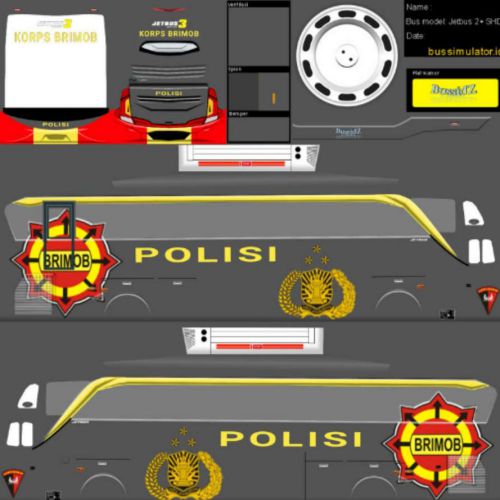Livery Bussid Polisi SHD
