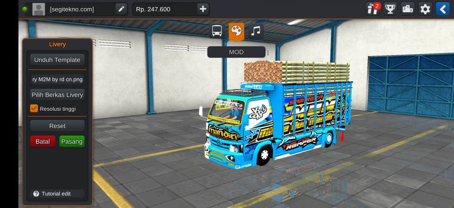 Mod Bussid Truck Hino