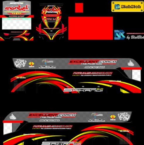 Livery Bussid Putra Luragung
