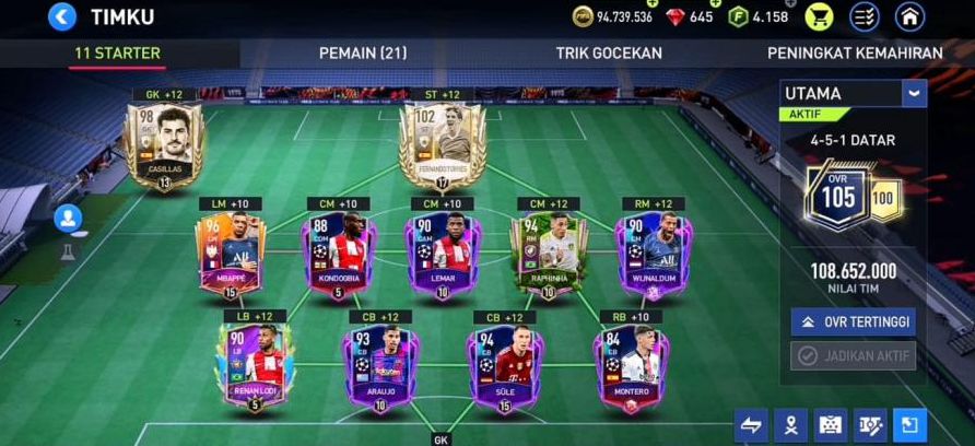 Formasi FIFA Mobile Terbaik Head to Head