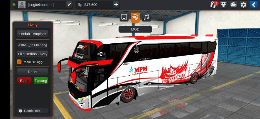 Download Livery & Mod Bussid MPM JB2+ SHD