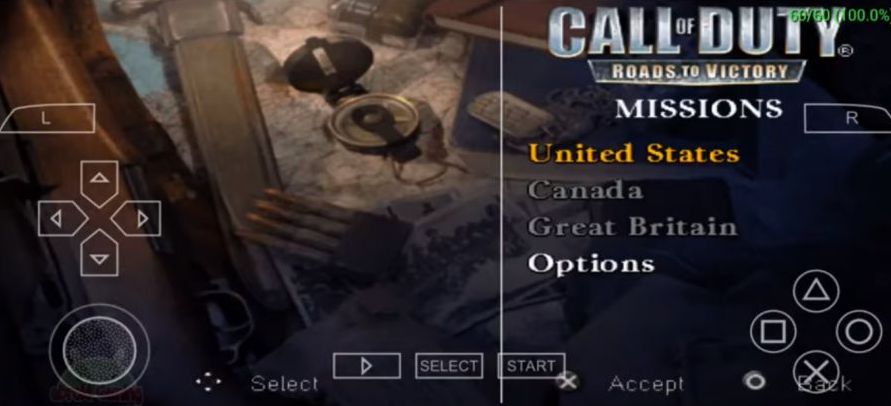 Misi Call Of Duty Road to Victory PPSSPP