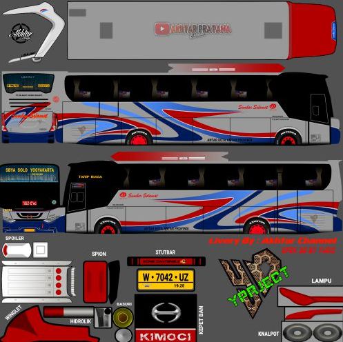 Download Livery & Mod Bussid Sumber Selamat Legacy SR1