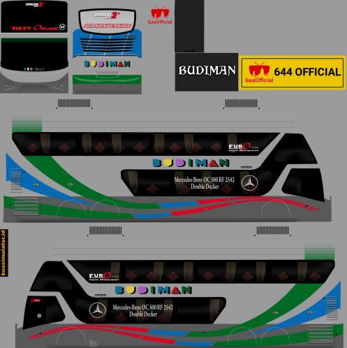 Livery Bussid Budiman Bimasena SDD