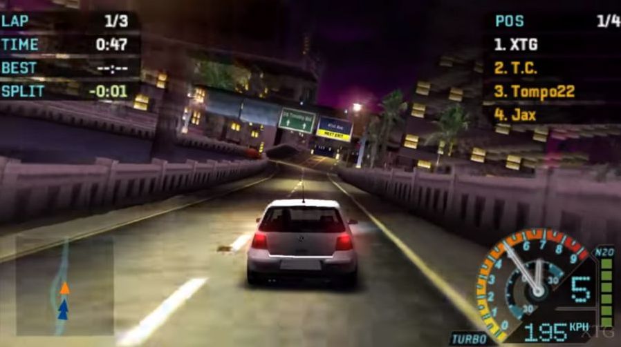 In Game Need For Speed Underground PPSSPP