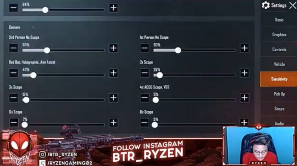 setting kamera btr ryzen