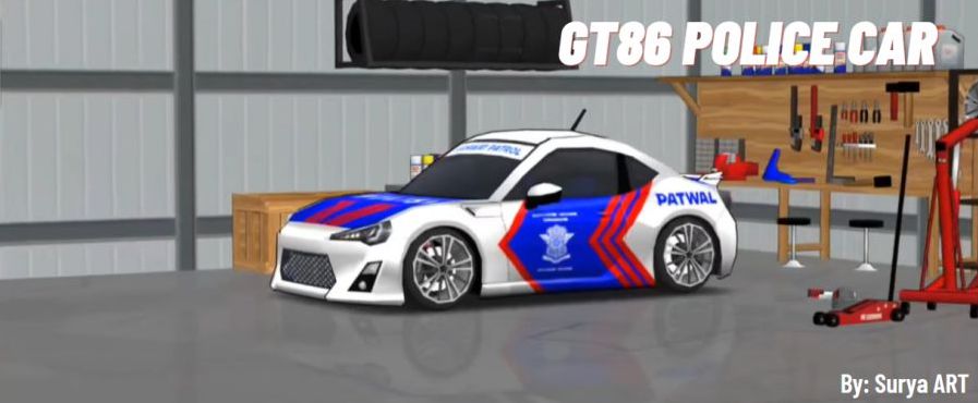 Livery FR Legends GT86 Polisi