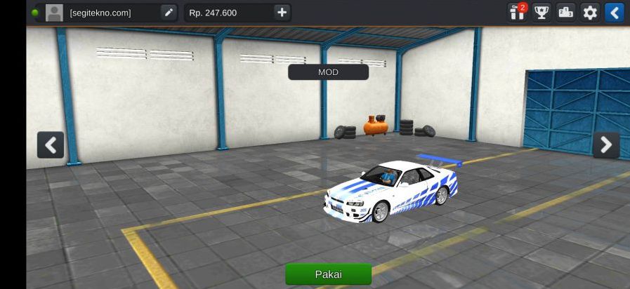 Mod Bussid Nissan Skyline GTR R34 West