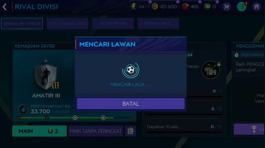 Lag Jaringan FIFA Mobile