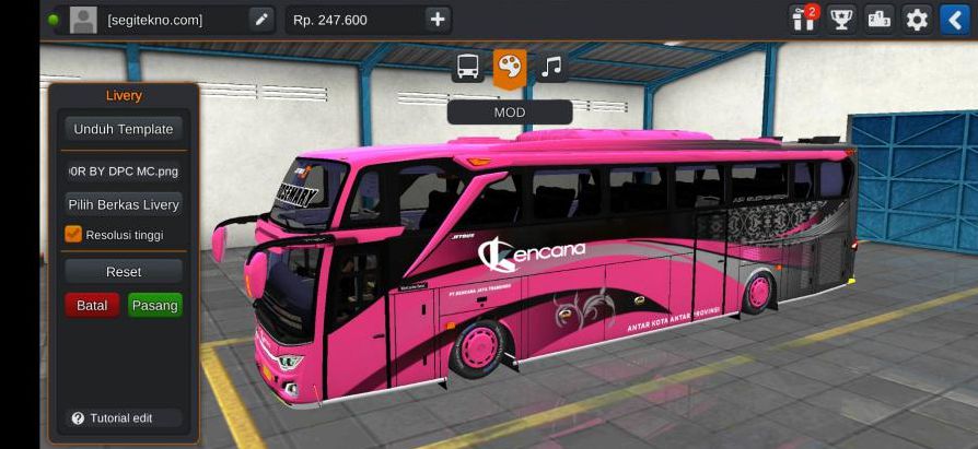 Mod Bussid Kencana