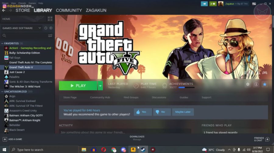 Cara Main GTA V Roleplay