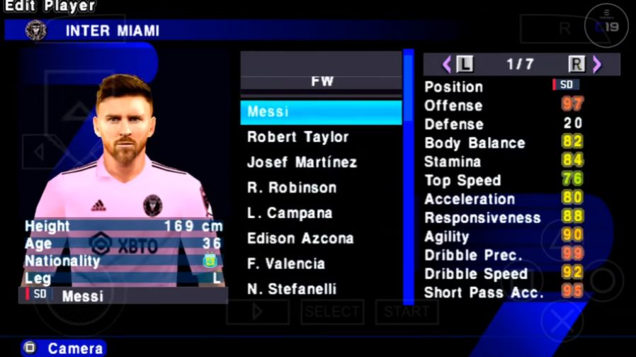 Download eFootball 2024 PPSSPP Ronaldo Al Nassr Messi La Miami