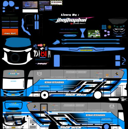 Download Livery Bussid Berkah Bersaudara