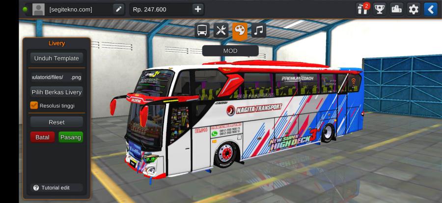 Download Mod Bussid Nagita Trans