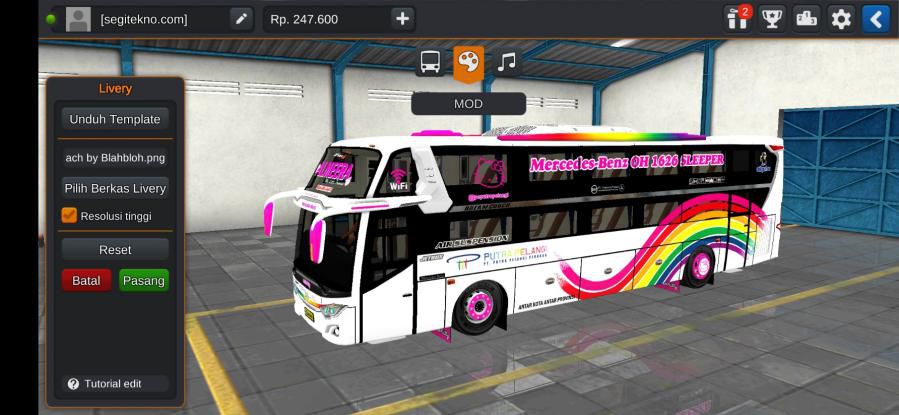 Download Mod Bussid Dream Coach DC