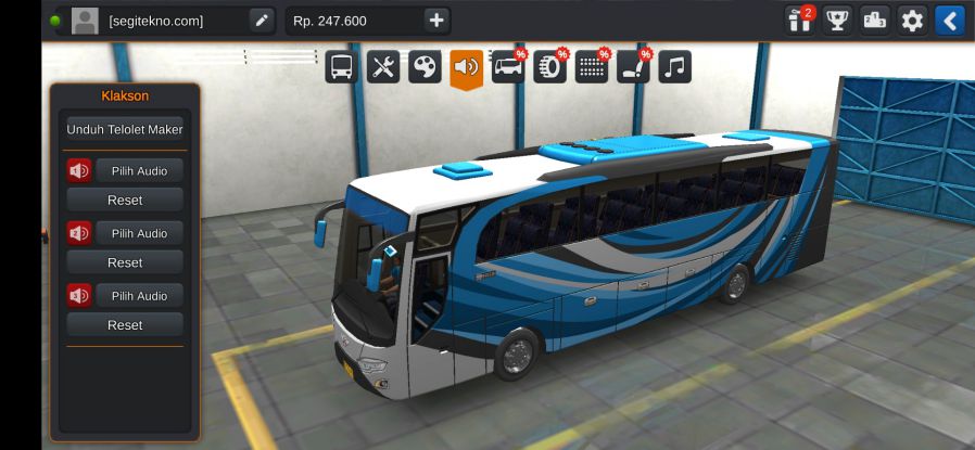 Cara Pasang Telolet Basuri Bussid