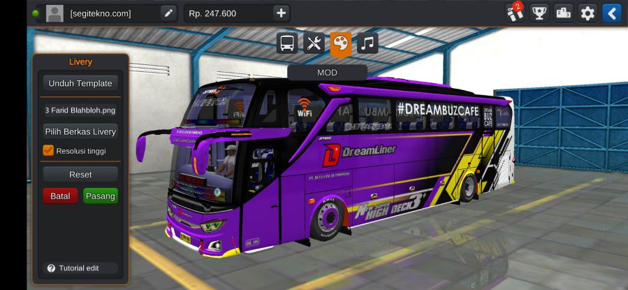 Download Mod Bussid Dreamliner