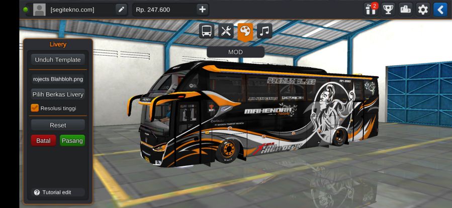 Download Mod Bussid Mahendra Trans