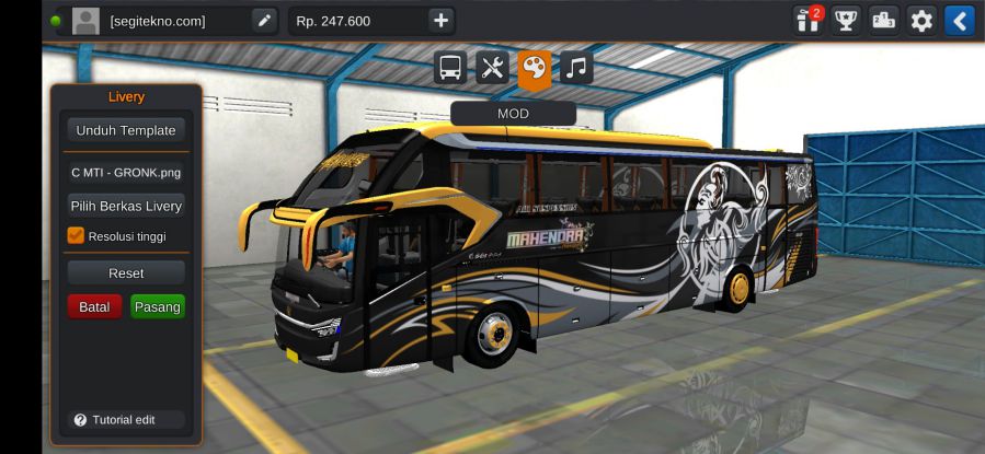 Download Mod Bussid Bus Mahendra Trans