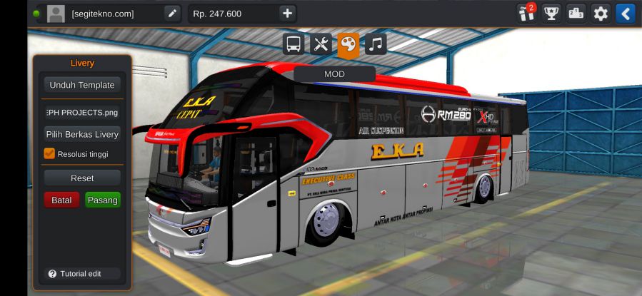 Download Mod Bussid SR3 Ultimate EKA