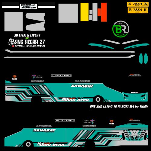 Download Livery Mod Bussid SR3 Ultimate